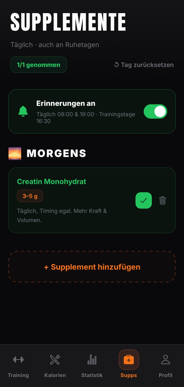 REMLIFT Supplemente – Erinnerungen und Timing